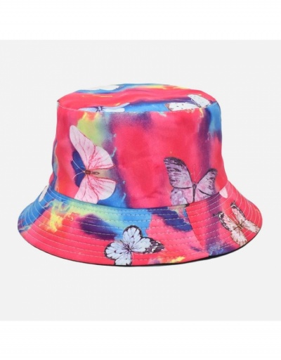  Butterfly Tie Dyed Versatile Bucket Hat #800134 $8.65 USD, Wholesale Fashion Hats