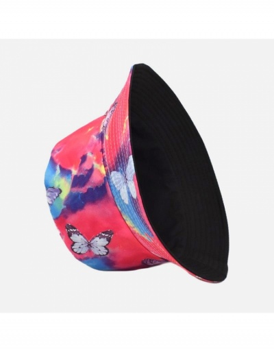 Replica  Butterfly Tie Dyed Versatile Bucket Hat #800134 $8.65 USD for Wholesale