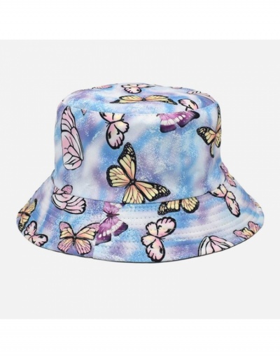 Replica  Butterfly Tie Dyed Versatile Bucket Hat #800134 $8.65 USD for Wholesale