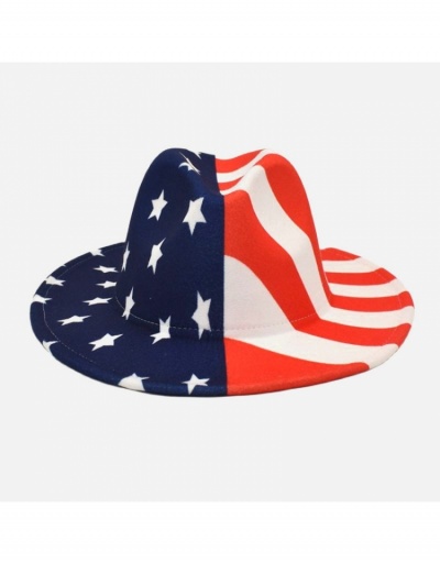  American Flag Pattern Fashion Jazz Hat #800137 $11.99 USD, Wholesale Fashion Hats