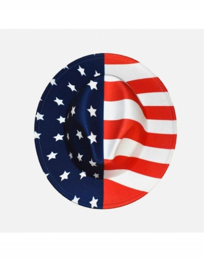 Replica  American Flag Pattern Fashion Jazz Hat #800137 $11.99 USD for Wholesale