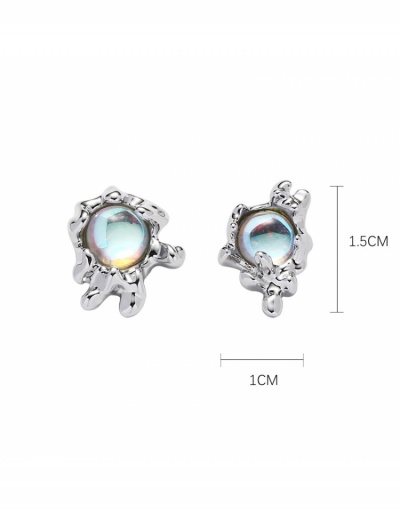 Replica Designer Chic Asymmetry Stud Earrings #800161 $8.97 USD for Wholesale