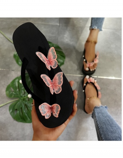 Fashion Beach Wedge Flip Flops Slippers  #800171 $14.14 USD, Wholesale Fashion Slippers