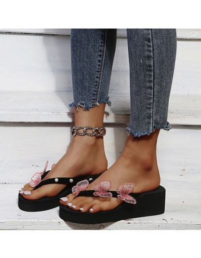 Replica Fashion Beach Wedge Flip Flops Slippers  #800171 $14.14 USD for Wholesale