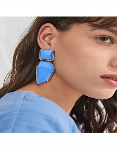 European Style Irregular Geometric Pattern Acrylic Earrings #800172 $6.70 USD, Wholesale Fashion Earrings