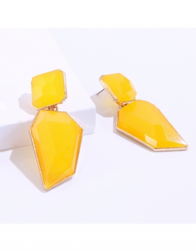 Replica European Style Irregular Geometric Pattern Acrylic Earrings #800172 $6.70 USD for Wholesale