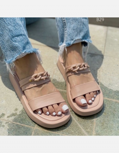 Replica House Chain Patch Comfy Slippers For Women #800197 $21.17 USD for Wholesale