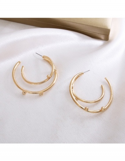 Replica Alloy Solid C-Shape Ladies  Earrings #800202 $7.02 USD for Wholesale