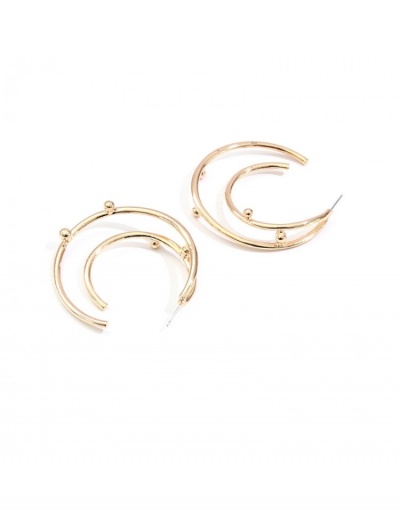 Replica Alloy Solid C-Shape Ladies  Earrings #800202 $7.02 USD for Wholesale