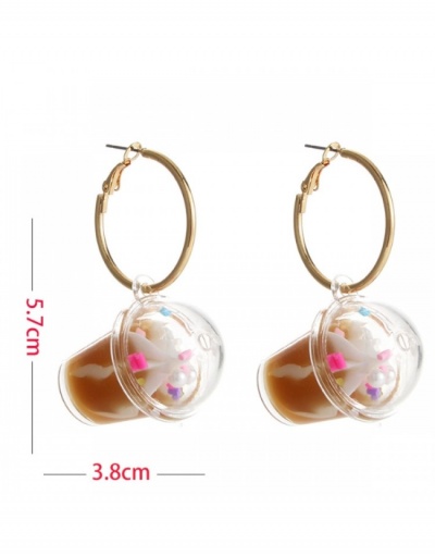 Replica Cute  Ice Cream Pendant Earrings For Ladies #800203 $6.94 USD for Wholesale