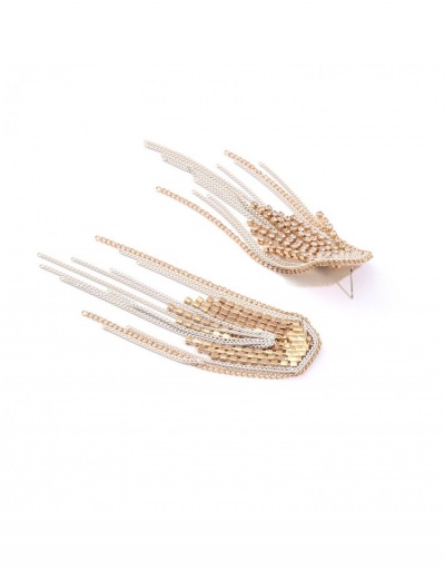 Replica Ladies Latest  Rhinestone Chain Tassels Party Earrings #800205 $9.69 USD for Wholesale