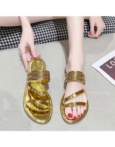 Latest Fashion Solid Rhinestone Slippers For Women #800208 $15.76 USD, Wholesale Fashion Slippers