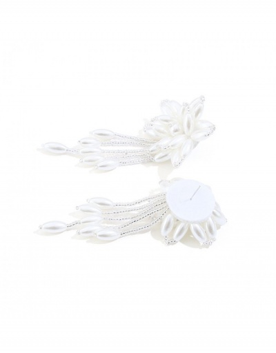 Replica Wedding Flower  Faux Pearl   Tassels Ladies Earrings #800219 $8.45 USD for Wholesale