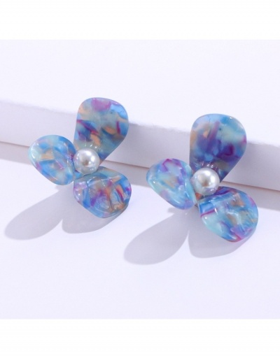 Replica Chic   Faux Pearl Flower Decor Retro Earrings #800223 $8.78 USD for Wholesale