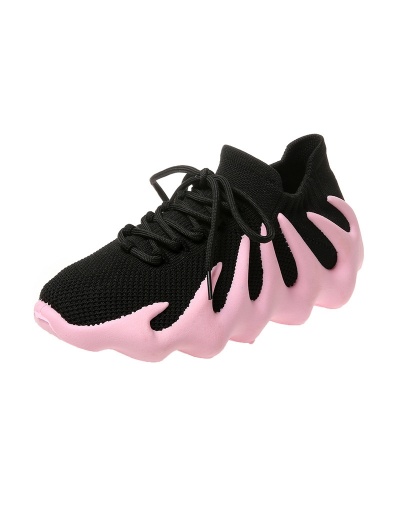 Replica Sports Lace Up Contrast Color  Unisex Sneakers #800226 $27.10 USD for Wholesale