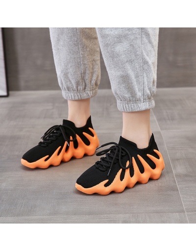 Replica Sports Lace Up Contrast Color  Unisex Sneakers #800226 $27.10 USD for Wholesale