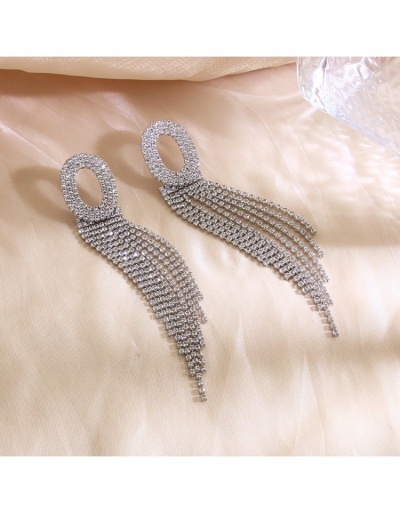 Replica  Rhinestone Tassels Exaggerated Earring For Women #800227 $10.92 USD for Wholesale