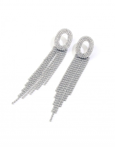 Replica  Rhinestone Tassels Exaggerated Earring For Women #800227 $10.92 USD for Wholesale