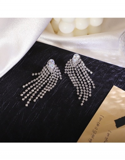 Replica  Rhinestone Tassels Earrings For Women #800231 $8.45 USD for Wholesale