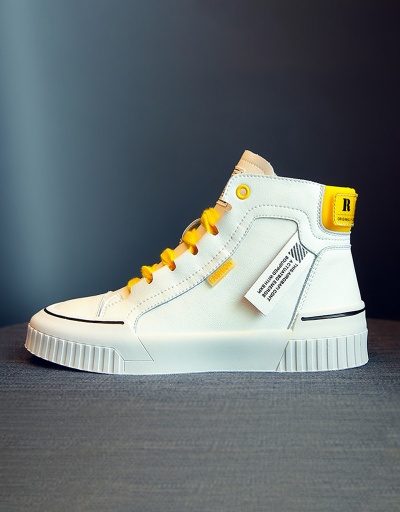 Replica Versatile High Top Printed Designer Sneakers #800232 $27.59 USD for Wholesale