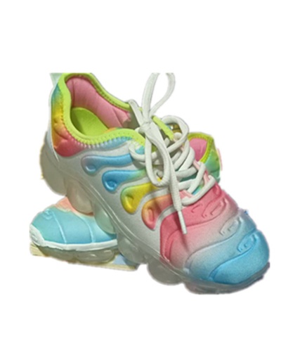 Replica Casual Rainbow Color Running Shoes For Women #800234 $27.63 USD for Wholesale