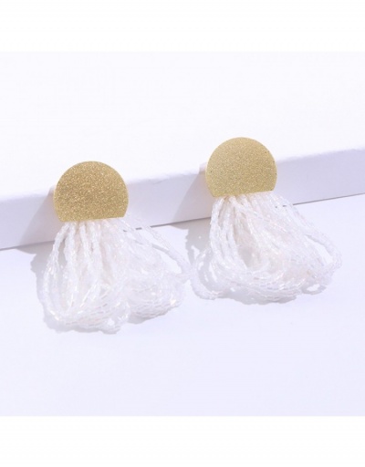 Replica  Metal Decor Tassels Personalized Earrings #800243 $9.31 USD for Wholesale