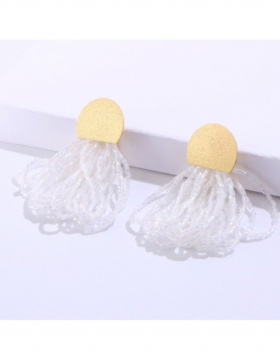 Replica  Metal Decor Tassels Personalized Earrings #800243 $9.31 USD for Wholesale