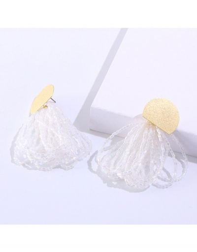 Replica  Metal Decor Tassels Personalized Earrings #800243 $9.31 USD for Wholesale