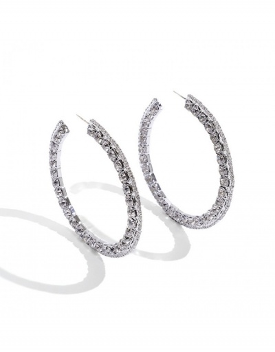 Replica  Geometric Pattern Rhinestone Earrings For Women #800246 $10.14 USD for Wholesale