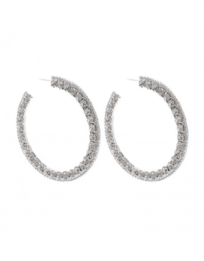 Replica  Geometric Pattern Rhinestone Earrings For Women #800246 $10.14 USD for Wholesale