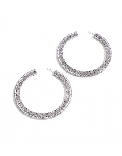 Replica  Geometric Pattern Rhinestone Earrings For Women #800246 $10.14 USD for Wholesale