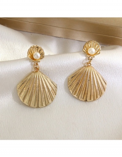 Replica  Faux Pearl Shape Earrings For Women #800251 $5.83 USD for Wholesale