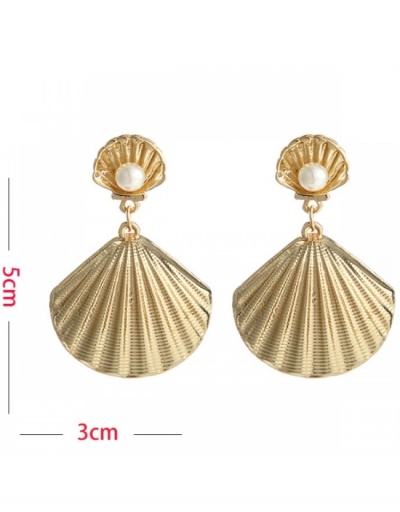 Replica  Faux Pearl Shape Earrings For Women #800251 $5.83 USD for Wholesale