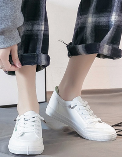 Student Summer Breathable Lace Up Slip On Shoes #800252 $15.23 USD, Wholesale Fashion Sneaker