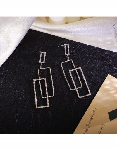 Replica  Geometric Pattern Fashion Style Earrings #800259 $8.13 USD for Wholesale