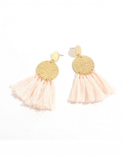 Replica  Metal Decor Tassels Bohemian Style Earrings #800261 $6.94 USD for Wholesale