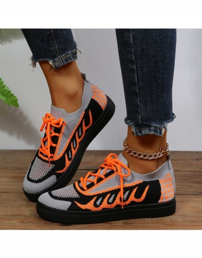 Replica Women Fashion Contrast Color Sport Shoes  #800262 $22.52 USD for Wholesale