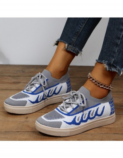 Replica Women Fashion Contrast Color Sport Shoes  #800262 $22.52 USD for Wholesale