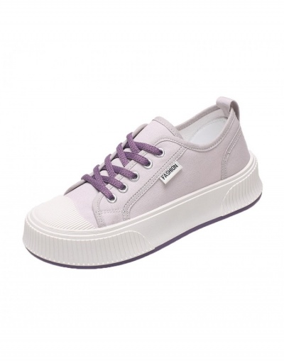 Replica  Korean Style Contrast Color Canvas Shoes #800266 $20.60 USD for Wholesale