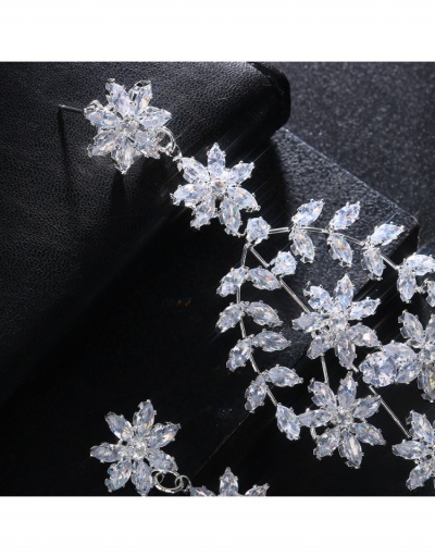 Replica Wedding Retro Flower Splints Long Earrings #800276 $14.07 USD for Wholesale