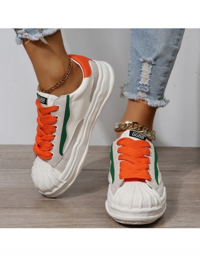  Women's Colorblock Lace Up Platform Sneaker #800277 $22.23 USD, Wholesale Fashion Sneaker