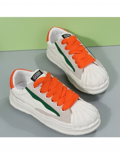 Replica  Women's Colorblock Lace Up Platform Sneaker #800277 $22.23 USD for Wholesale