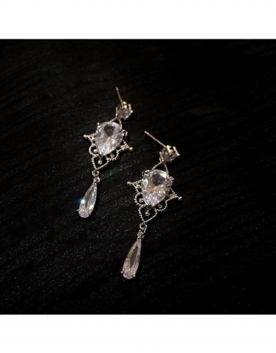  Design Sense Minority Rhinestone Zircon Earrings For Women #800286 $5.91 USD, Wholesale Fashion Earrings