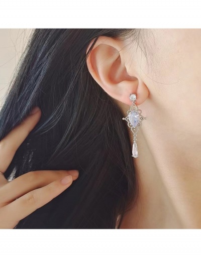 Replica  Design Sense Minority Rhinestone Zircon Earrings For Women #800286 $5.91 USD for Wholesale