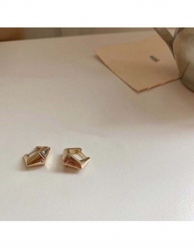  Simple Personality Pure Color Geometric Earrings For Women #800288 $4.89 USD, Wholesale Fashion Earrings