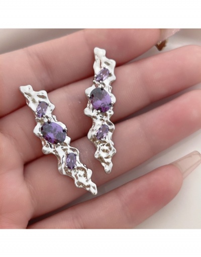  Cool Style Retro Irregular Stud Earrings #800296 $8.76 USD, Wholesale Fashion Earrings