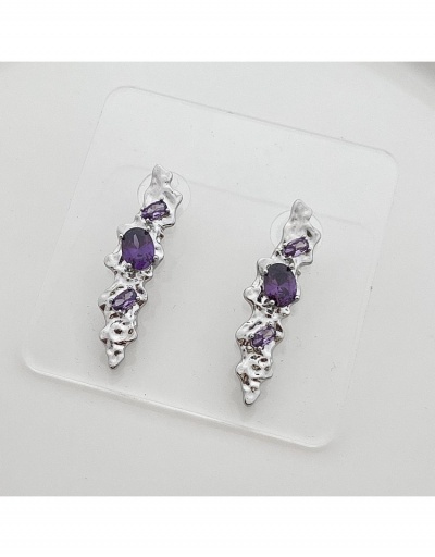 Replica  Cool Style Retro Irregular Stud Earrings #800296 $8.76 USD for Wholesale