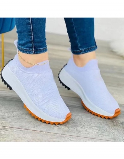  Casual Wedge Round Toe Women Sports Shoes #800311 $23.66 USD, Wholesale Fashion Sneaker