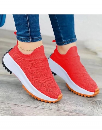 Replica  Casual Wedge Round Toe Women Sports Shoes #800311 $23.66 USD for Wholesale