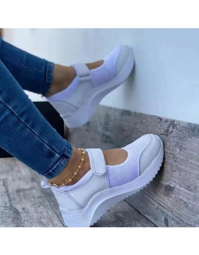  Casual Sports Hook Loop Velcro Platform Sneaker For Women #800313 $21.06 USD, Wholesale Fashion Sneaker